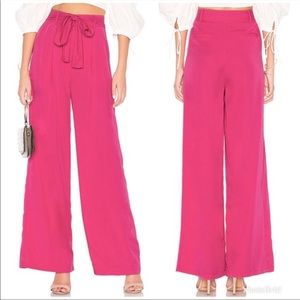 Fuchsia Wide Leg Pant